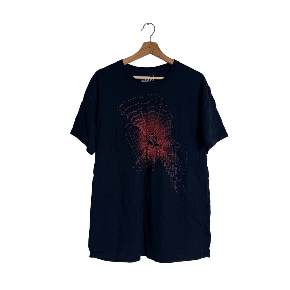 Marvel Lootwear Original Men's Ant-Man Graphic T-Shirt Black Large